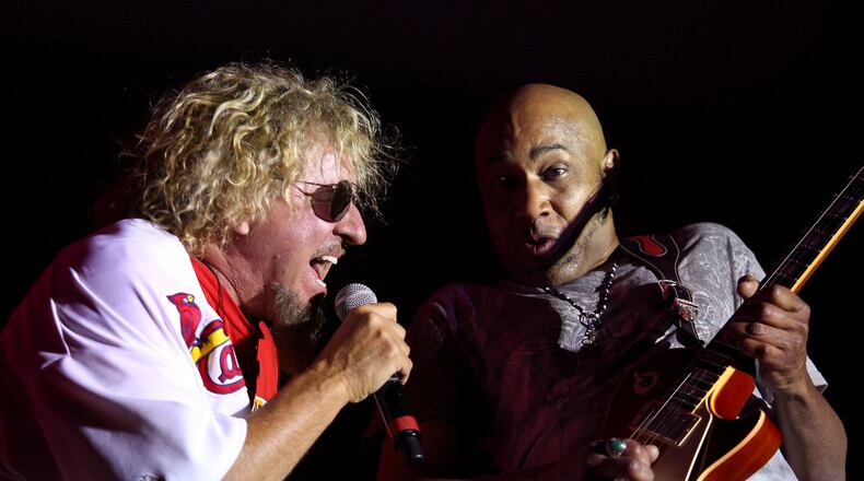 Sammy Hagar and the Circle perform at SunFest on Thursday, April 30, 2015 in West Palm Beach. (Madeline Gray / The Palm Beach Post)