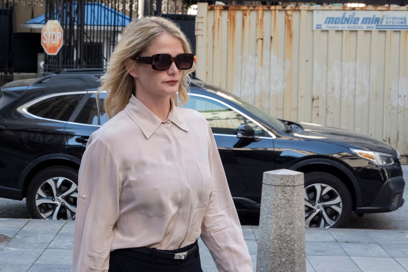 Witness Kerry Morgan arrives at Federal Court for teh Sean "Diddy" Combs trial, on Monday, May 19, 2025, in New York. (AP Photo/Ted Shaffrey)