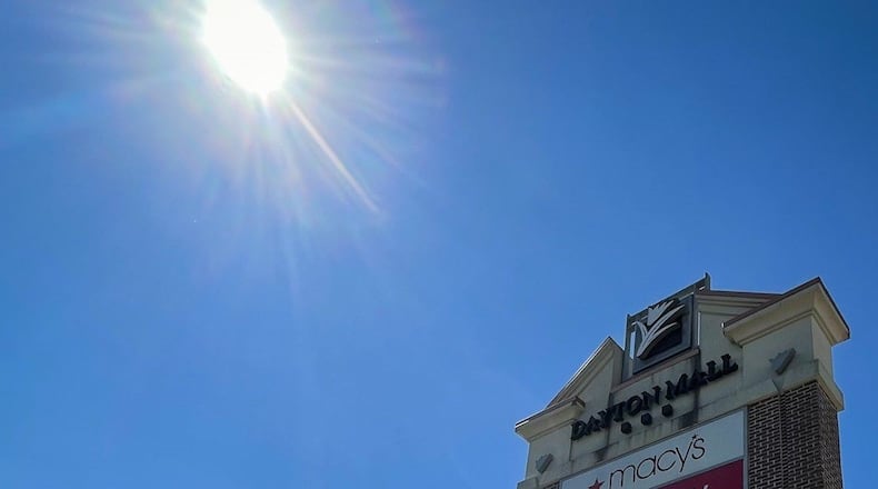 Skies will be mostly sunny for the next few days, but afternoon showers are possible to end the workweek. JIM NOELKER/STAFF