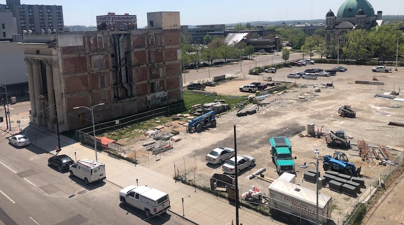 The former Schwind and old Dayton Daily News site on South Ludlow Street. CONTRIBUTED