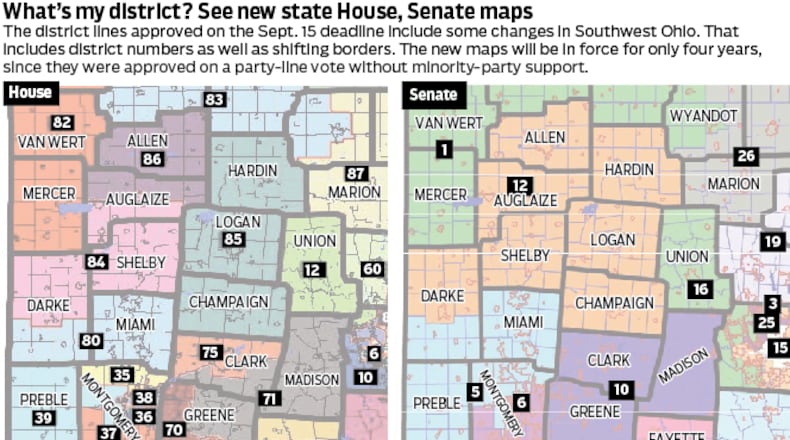 Ohio redistricting maps