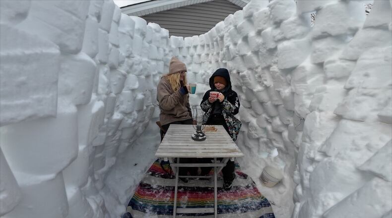 Bright, In. igloo. ANDREW ROWAN/WCPO