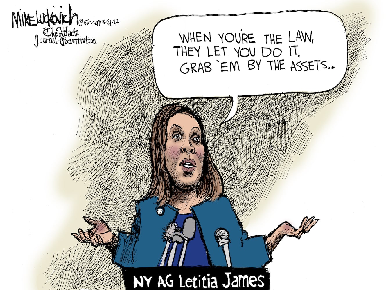 CARTOONS: Mike Luckovich, March 26, 2024