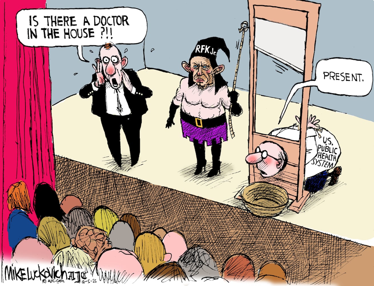 CARTOONS: Mike Luckovich, Sept. 11, 2025
