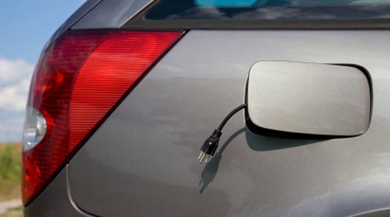 Although AAA’s annual Your Driving Costs study found that overall cost of electric vehicle ownership is 8% more per year, individual categories such as fuel and maintenance/repair are lower. AAA photo