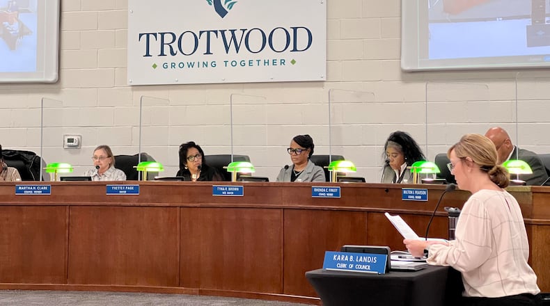 Trotwood City Council approved a temporary moratorium against group homes on Monday. AIMEE HANCOCK/STAFF