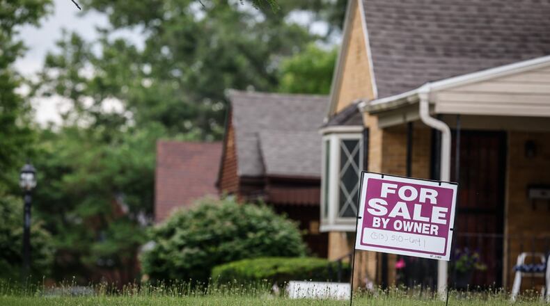 A home for sale in the Old North Dayton neighborhood. JIM NOELKER/STAFF