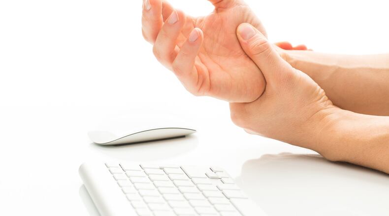 Symptoms, solutions for carpal tunnel syndrome. (Dreamstime/TNS)