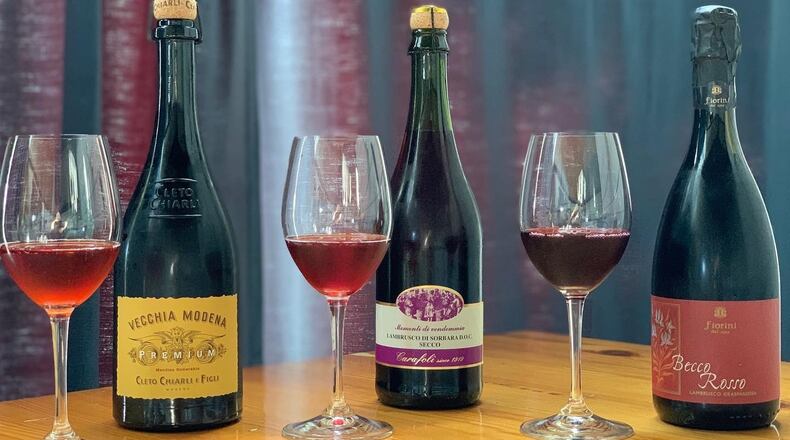 Corner Kitchen is now offering Lambrusco Flights at $14 for three 3-ounce pours. CONTRIBUTED