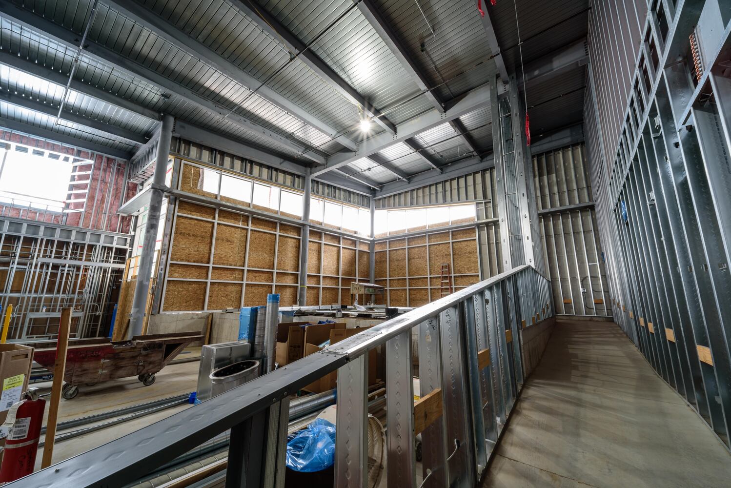 PHOTOS: A look at construction at the Dayton Metro Library’s new Huber Heights Branch