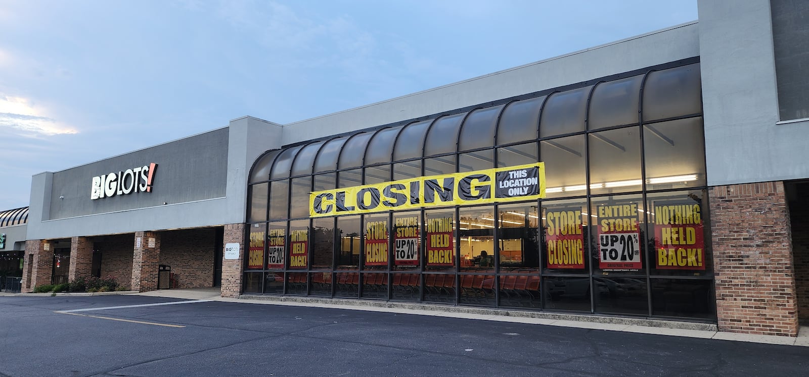 Big Lots is closing 315 stores nationwide, including this store at 359 Miamisburg Centerville Road in Washington Twp. and another store at 7779 Tylersville Road in West Chester Twp. ERIC SCHWARTZBERG/STAFF