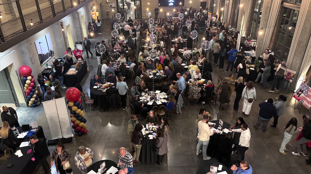 Thirteen participating restaurants had a cocktail and culinary showdown at the Steam Plant in Dayton for the 11th annual Buckeye Vodka Battle of the Bartenders. ADAIR TUDOR/CONTRIBUTED