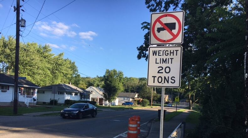 West Carrollton is planning to replace the Elm Street Bridge just south of the center of downtown. NICK BLIZZARD/STAFF