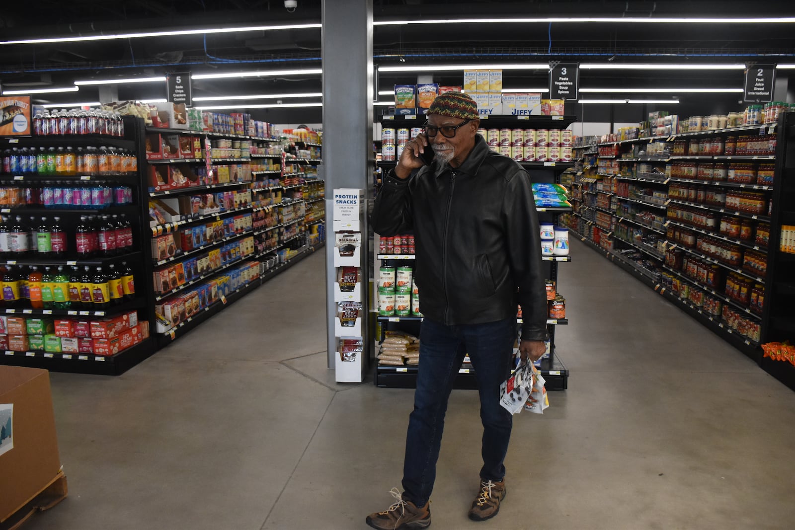 Carl Cook, 78, shops at Gettysburg Grocery (GG's) in southwest Dayton on Monday, Jan. 12, 2026. CORNELIUS FROLIK / STAFF