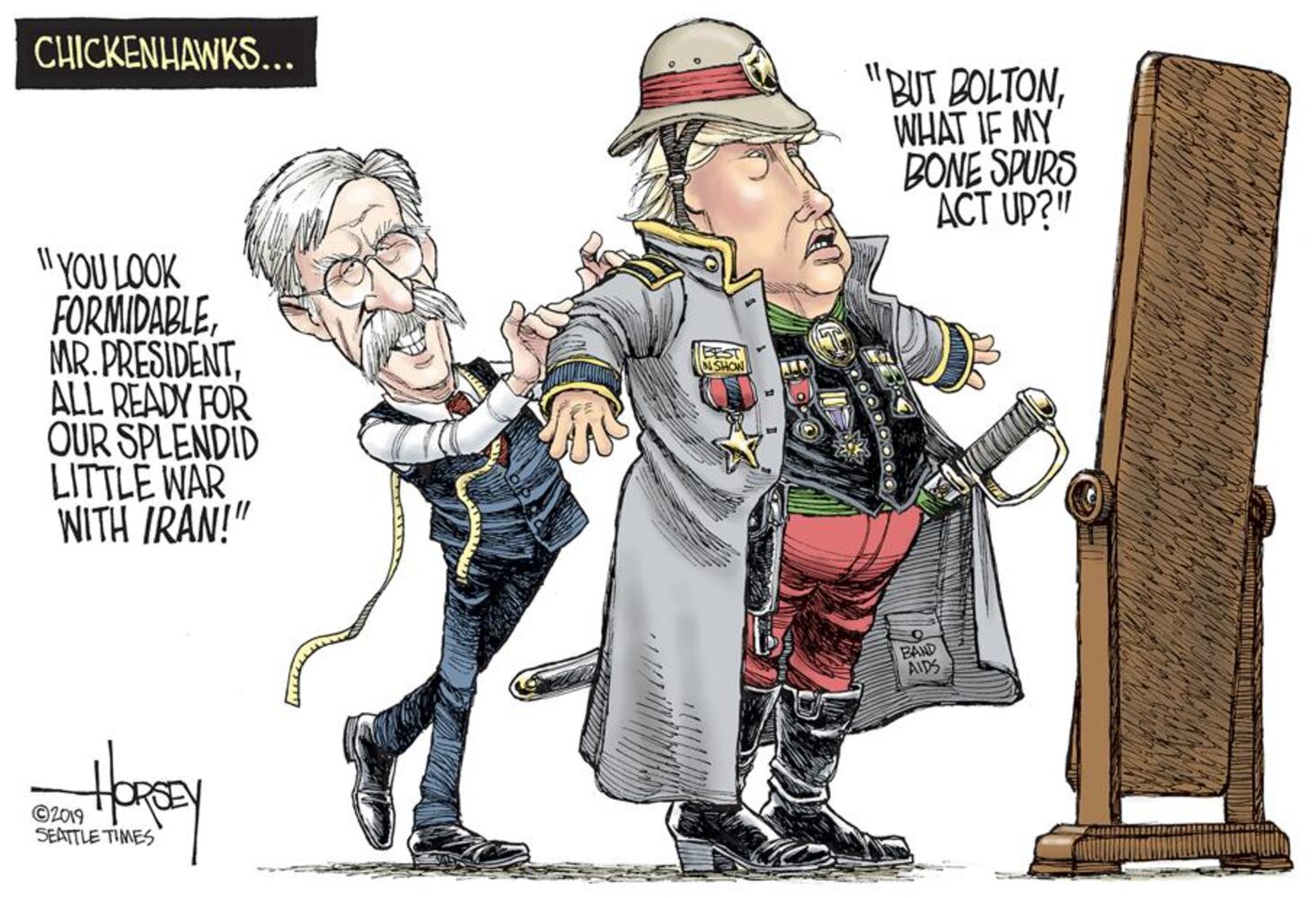 Week in cartoons: Abortion restrictions, trade wars and more
