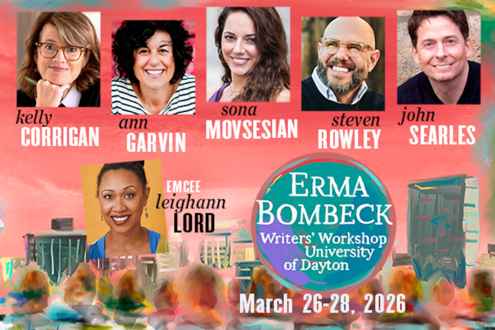 The Erma Bombeck Writers' Workshop will take place March 26-28, 2026, at the University of Dayton. CONTRIBUTED