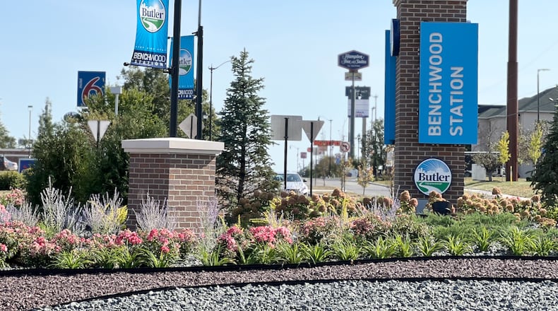 Benchwood Station Business District welcomes more than 20,000 cars daily and brings in about $2.5 million in revenue for Butler Twp. each year. AIMEE HANCOCK/STAFF