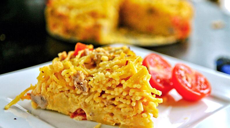 Spaghetti Pie. (Gretchen McKay/Pittsburgh Post-Gazette/TNS)