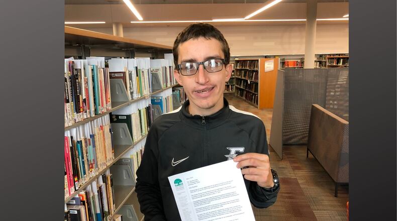 Dayton area resident shared stories of survival as part of the Dayton Strong Storytelling Sessions recorded at the Dayton Metro Library. Theodore Hale of Kettering is pictured. Hale, a cyclist, raised nearly $1,200 for victims of the Memorial Day tornadoes via the Greater Dayton Disaster Relief Fund established by the Dayton Foundation.