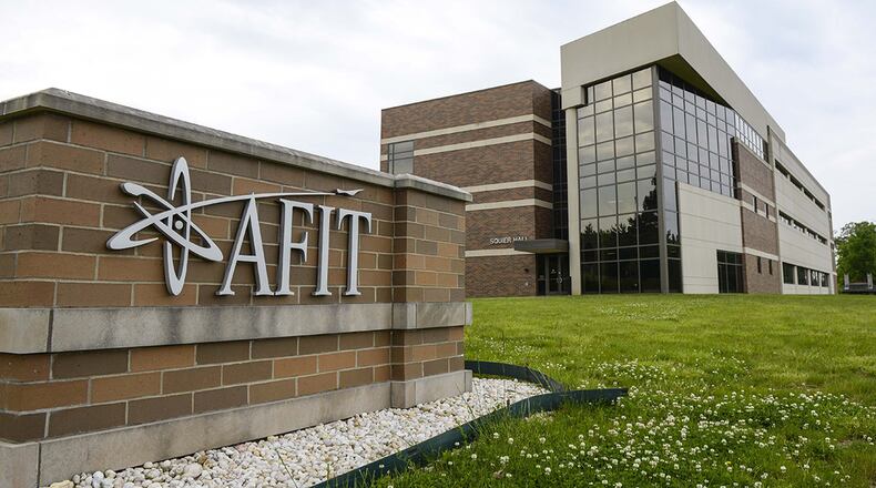 Following guidelines to limit the number of people in gatherings and to practice social distancing, the Air Force Institute of Technology has moved as many in-person classes to online courses as possible while maintaining the same quality and continuity of instruction for its students. (U.S. Air Force photo)