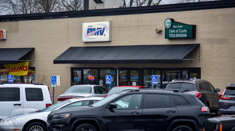 The Bureau of Motor Vehicles Office is in the 3000 block of Roosevelt Boulevard. NICK GRAHAM / STAFF