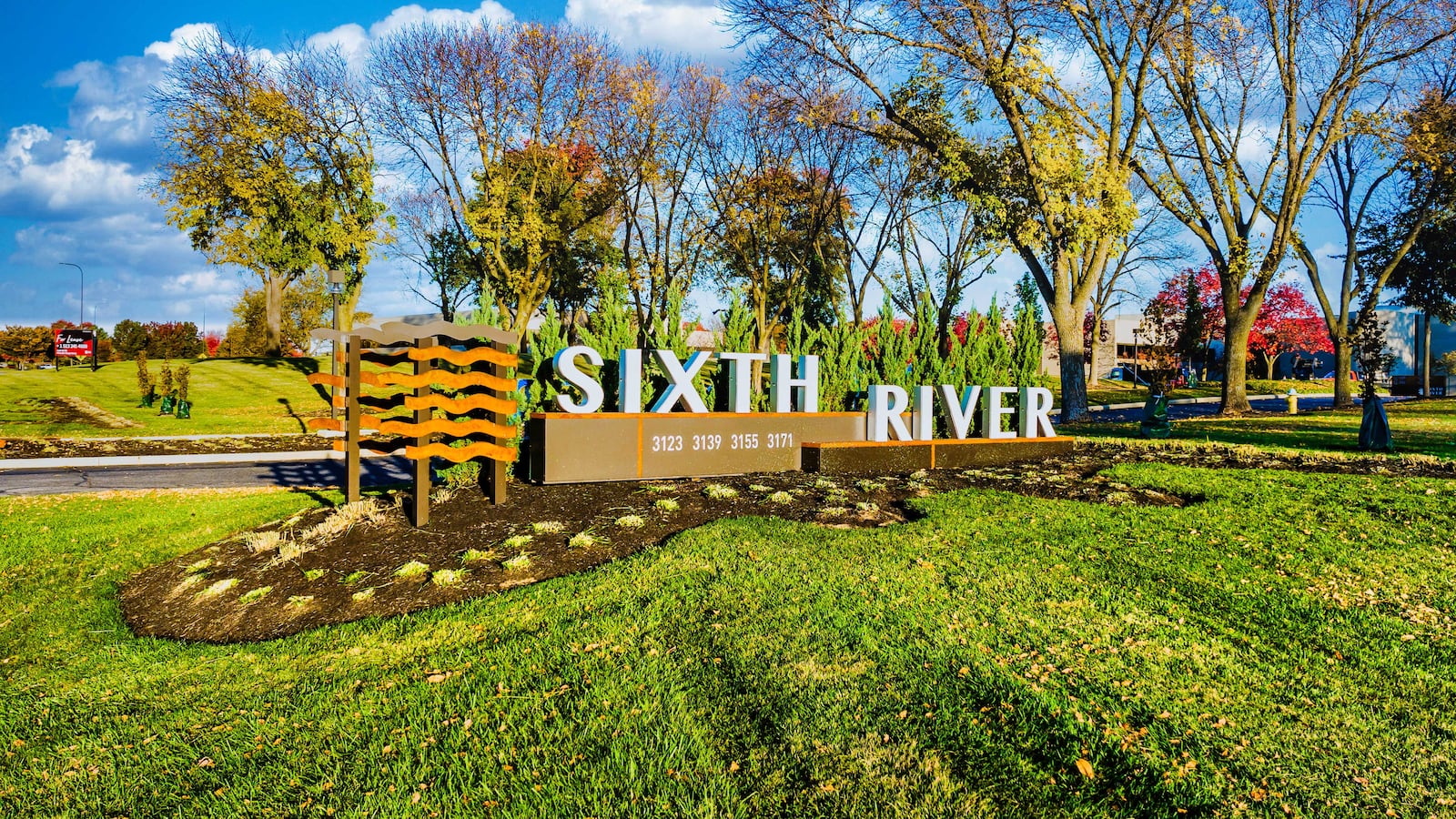 Signage for the Sixth River development within the Miami Valley Research Park in Kettering. CONTRIBUTED
