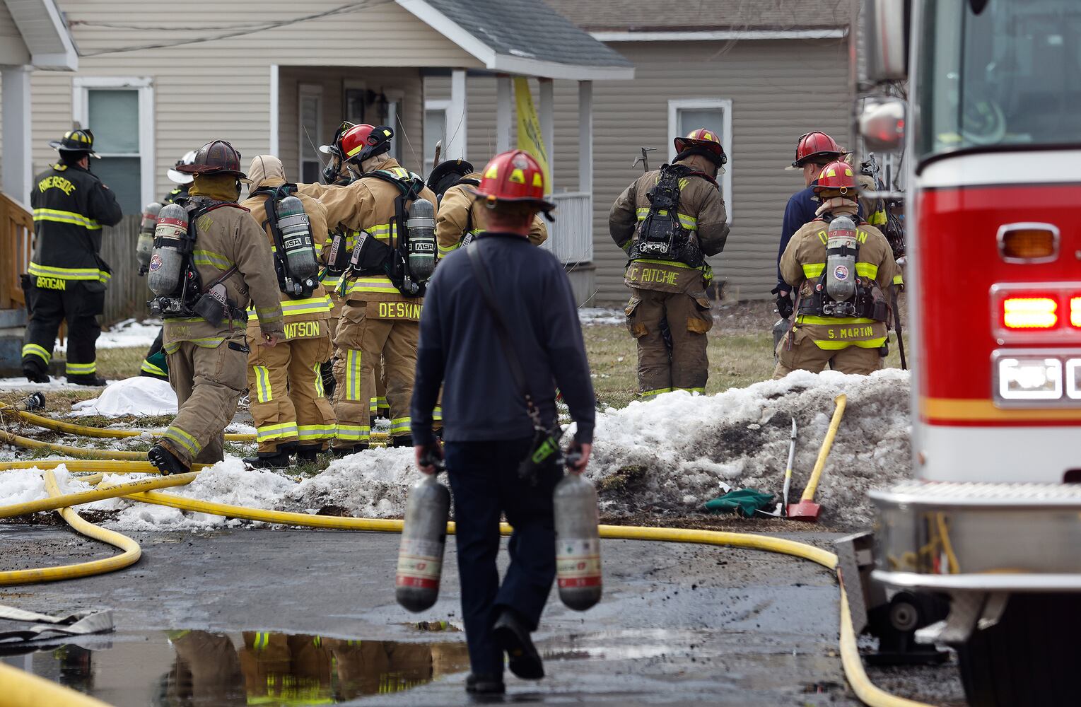 Riverside housefire