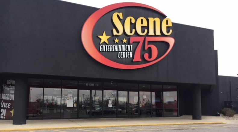 The first Scene75 entertainment center, off Poe Avenue and Interstate 75. THOMAS GNAU/STAFF