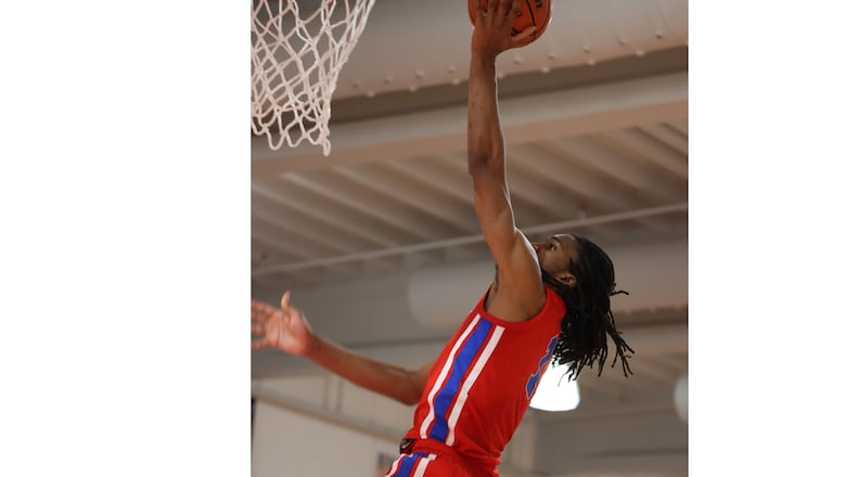 Malcolm Thomas in action at DeMatha Catholic High School. Photo courtesy of DeMatha