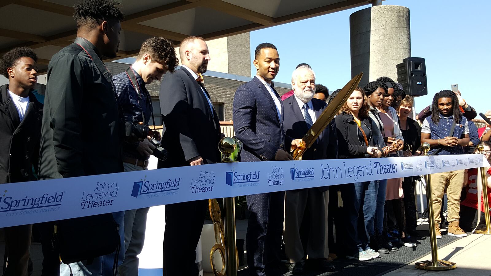 The official ribbon cutting for the John Legend Theater in Springfield. Michael Tyler II/Staff