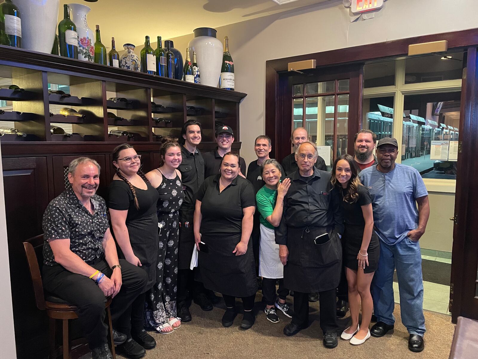 The Wellington Grille closed its doors in June 2022. Pictured is the team on one of the last nights (CONTRIBUTED PHOTO).