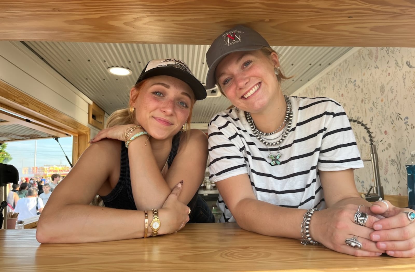 Aubree Keener and Evelyn Fields, owners of the local Whisk and Brew mobile coffee shop, participated in the Clark County Fair while growing up, and now as adults and food truck owners, they've come full circle to being vendors at the fair. CONTRIBUTED