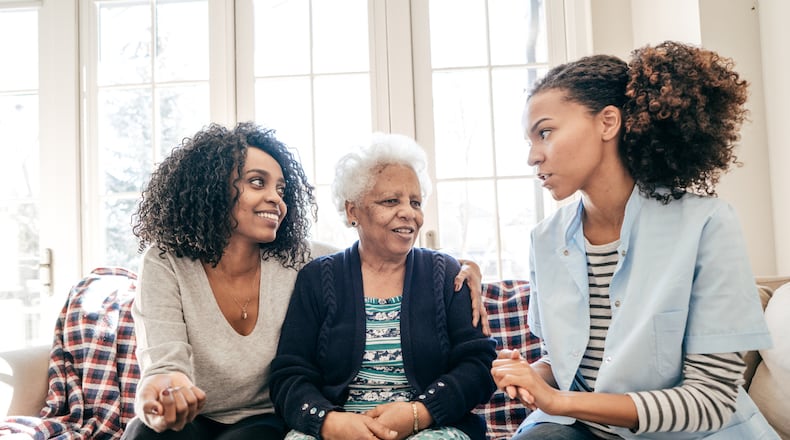 Long-term caregiving efforts can lead to burnout. If possible, make caregiving a group effort. Teamwork among neighbors, family and others can ease the burden for anyone who feels they carry most of the caregiving responsibilities. iSTOCK/COX
