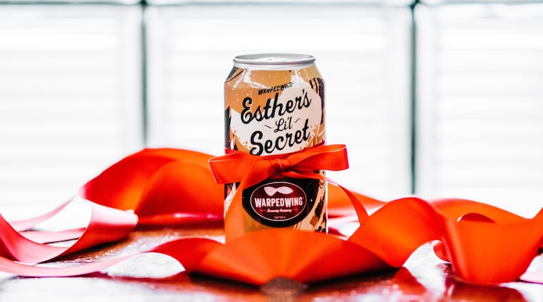 Warped Wing Brewing Company and Esther Price Candies are celebrating the return of their “secret” collaboration beer with an old-fashioned beer party slated Thursday, Nov. 3 (CONTRIBUTED PHOTO).