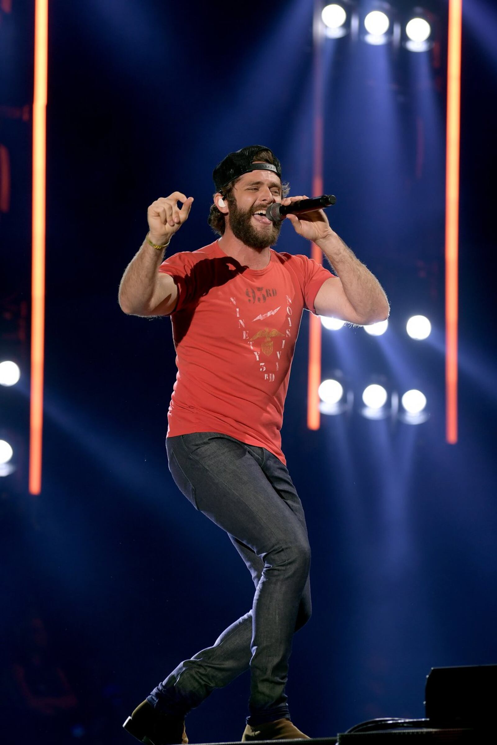 NASHVILLE, TENNESSEE - JUNE 07: (EDITORIAL USE ONLY) Thomas Rhett performs on stage during day 2 for the 2019 CMA Music Festival on June 07, 2019 in Nashville, Tennessee. (Photo by Jason Kempin/Getty Images)