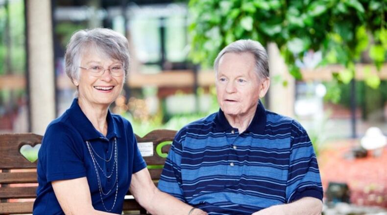 Carolyn and Caesar Klaus were married for 55 years. The pair are pictured together in 2013. CONTRIBUTED