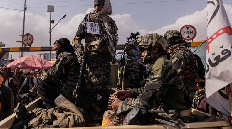 FILE — A Taliban elite unit on the streets of Kabul, Afghanistan on Friday, Aug. 20, 2021. The Biden administration has nearly completed a policy to govern counterterrorism drone strikes and commando raids outside conventional war zones, but the abrupt collapse of the Afghan government and a recent flurry of strikes in Somalia have raised new problems, according to current and former officials. (Victor J. Blue/The New York Times)