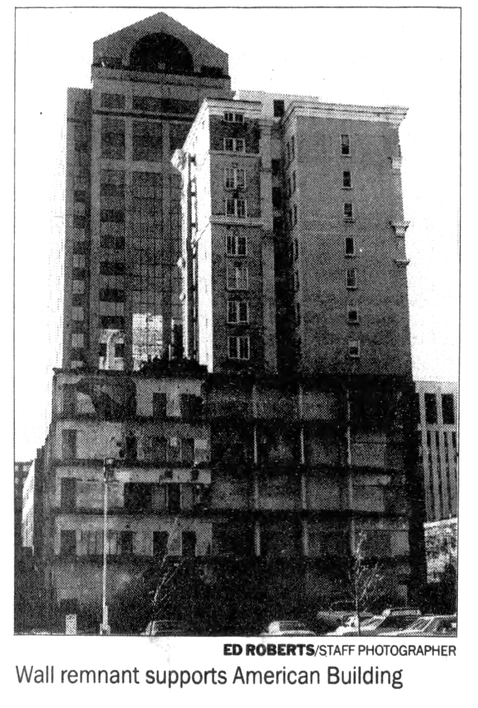 Demolition of the former Home Store and later Elder-Beerman building in downtown Dayton 1990. DAYTON DAILY NEWS ARCHIVES