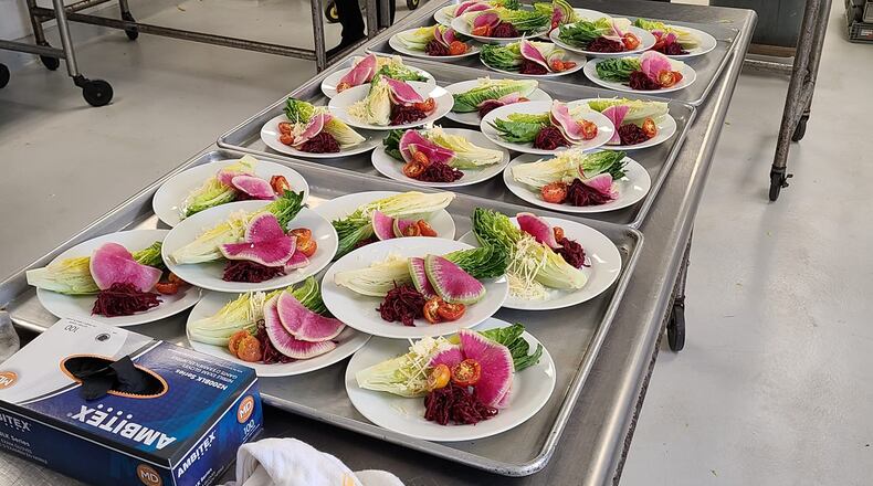 The makings of a great party at The Dayton Art Institute. Bernstein's Facebook photo