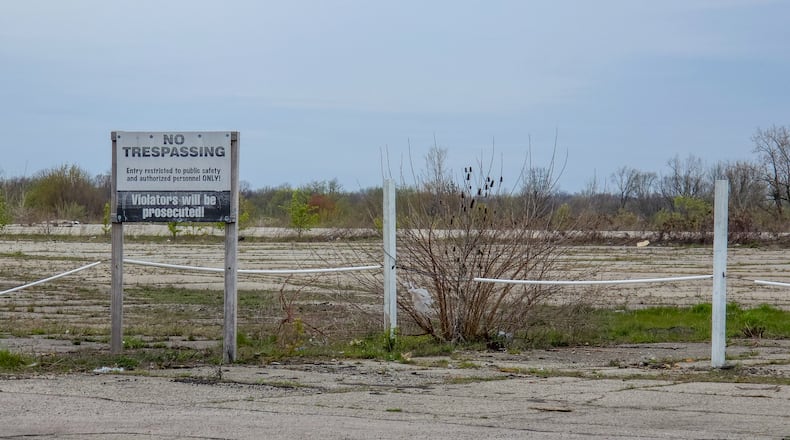 Trotwood and Harrison Township are hoping to breathe new life into the site where Hara Arena once stood. BRYANT BILLING / STAFF
