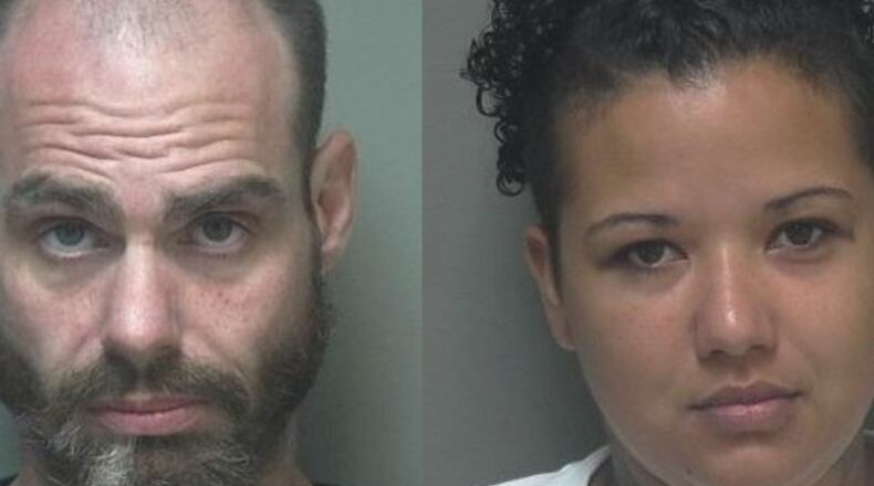 Mark Burgin, left, and Angela Roberts