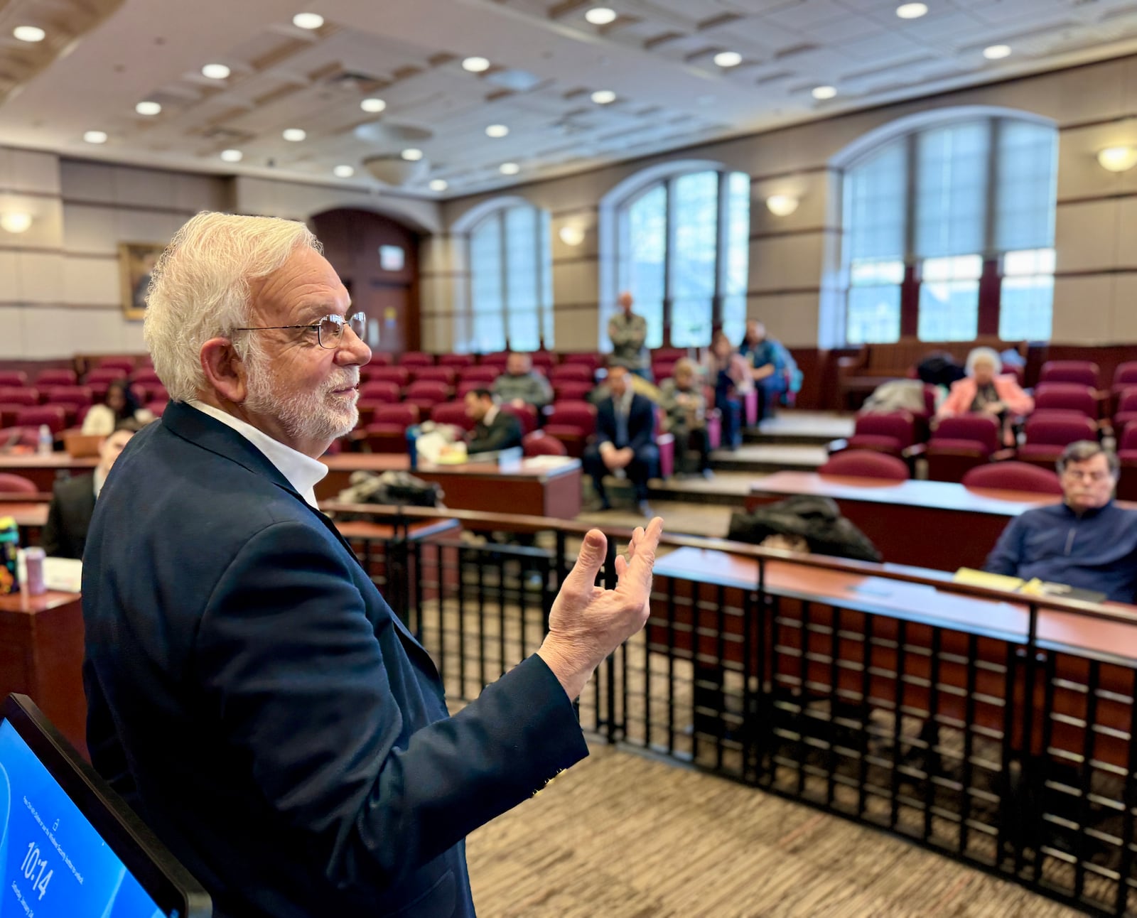 UD law professor Dennis Turner hires actors to help his law students prepare for trials.
CAROLE JUDGE/CONTRIBUTED