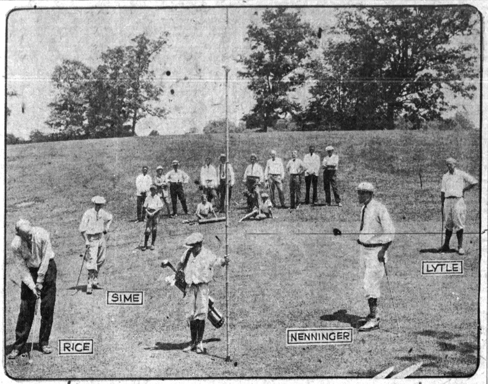 MacGregor golf course in Dayton, 1926. DAYTON DAILY NEWS ARCHVIES.