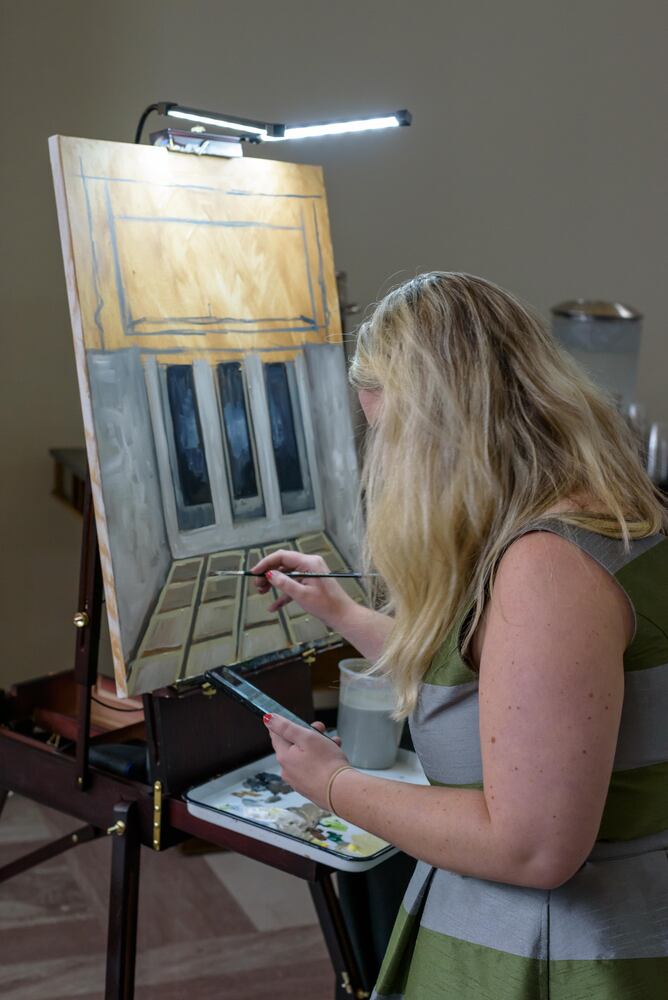 PHOTOS: Pre-wedding scenes at The Grande Hall at Liberty Tower in downtown Dayton