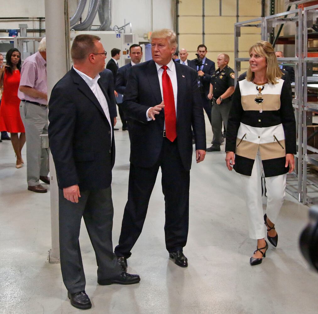 PHOTOS President Trump's past visits to the region.