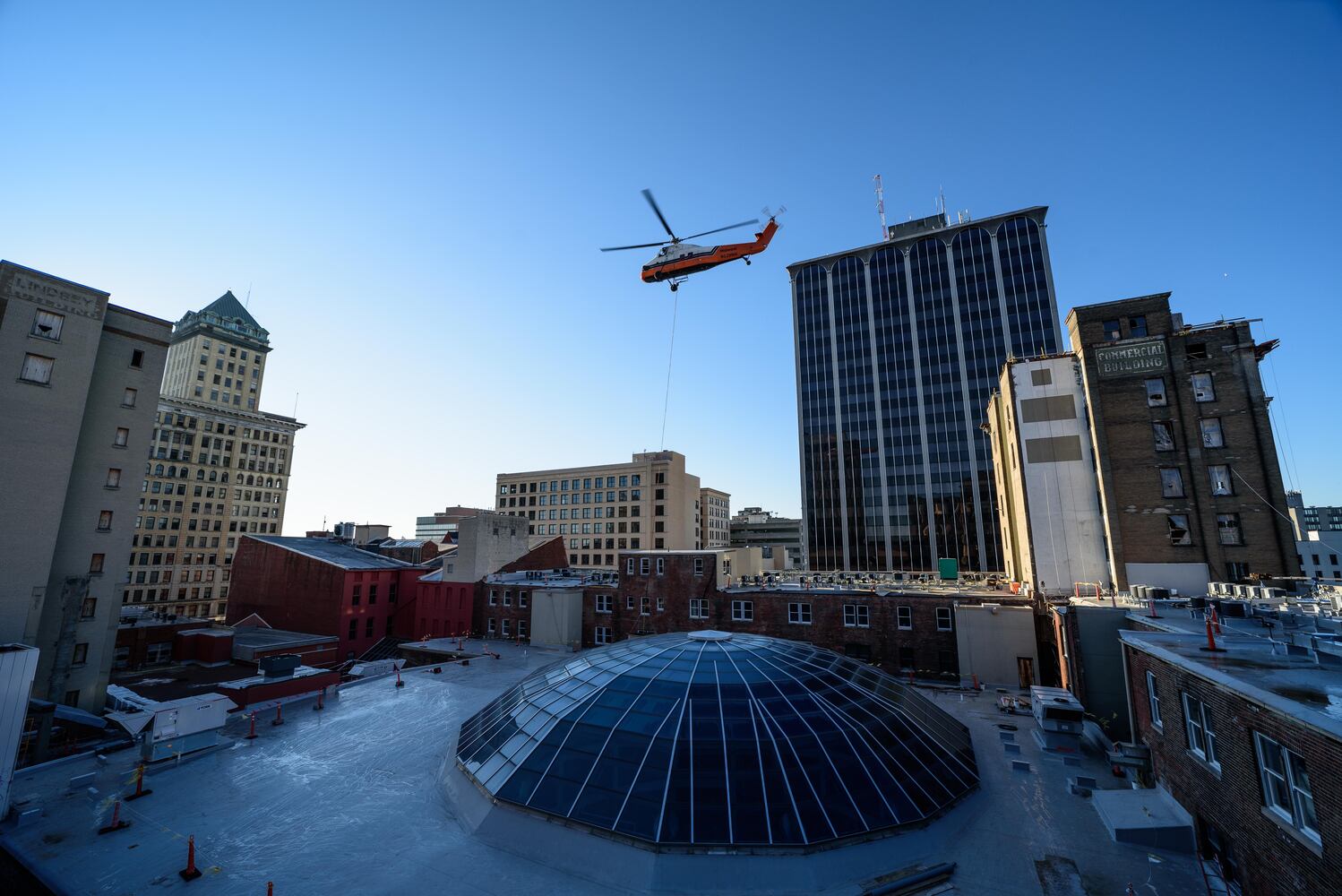 PHOTOS: Special delivery to Dayton Arcade