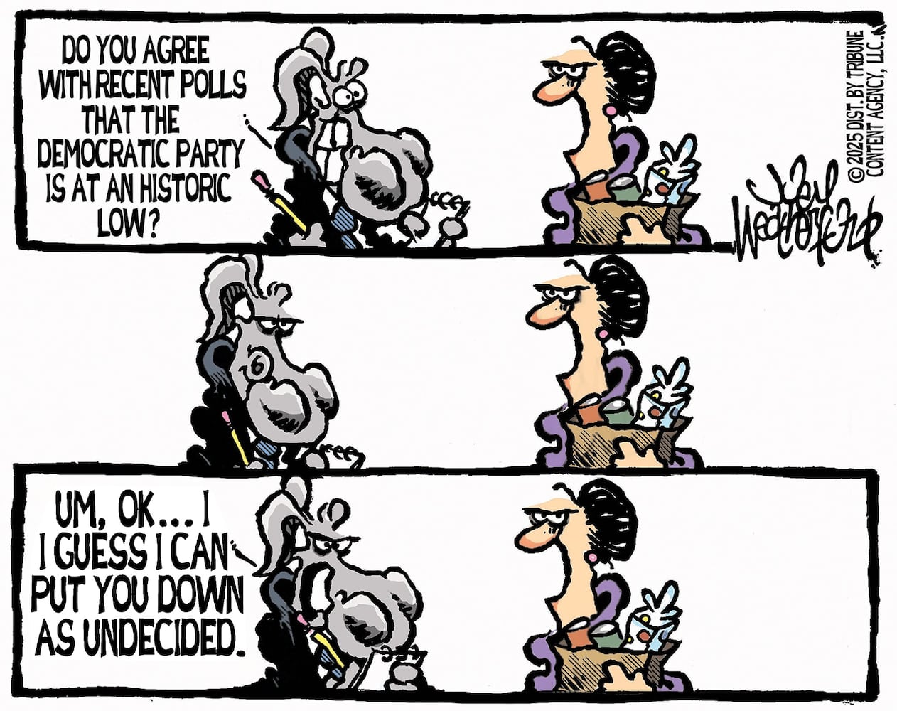 CARTOONS: Joey Weatherford, Aug. 10, 2025