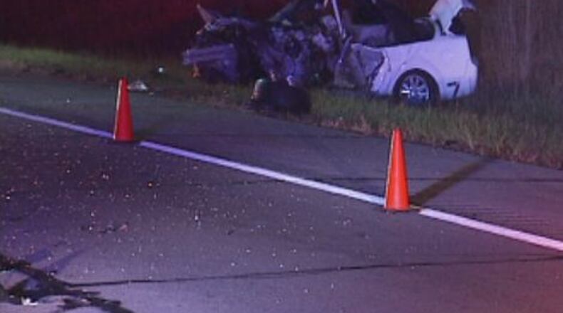 A wrong-way double fatal wreck on I-675 Monday night killed a 69-year-old Beavercreek man and a 18-year-old from Miami Twp. BILL GARLOCK/STAFF PHOTO