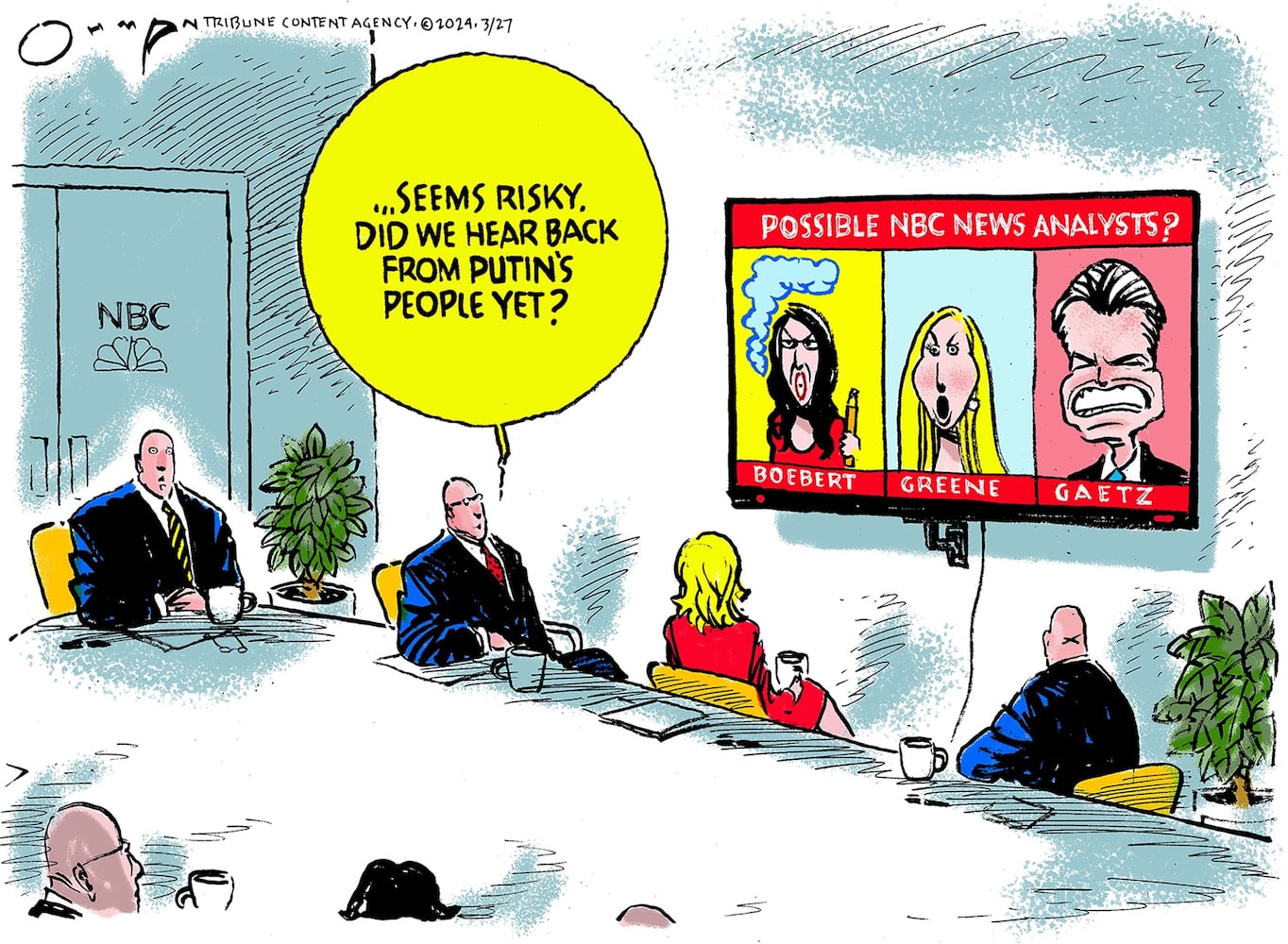 CARTOONS: Jack Ohman, March 31, 2024