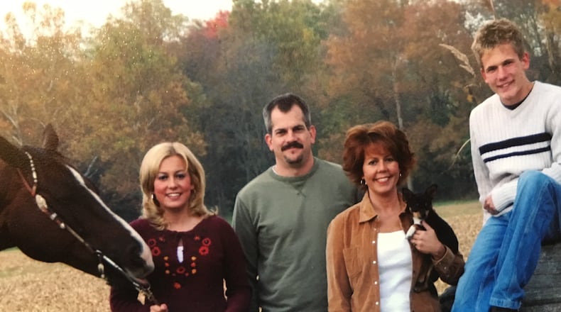 The Hasting family: Kate, Dan, Elizabeth and Josh Hasting.